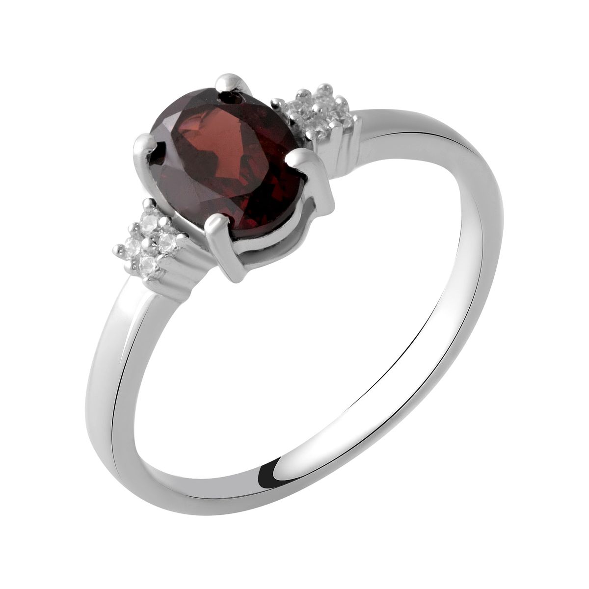 

Серебряное кольцо с натуральным гранатом 1.583ct 18.5 размер