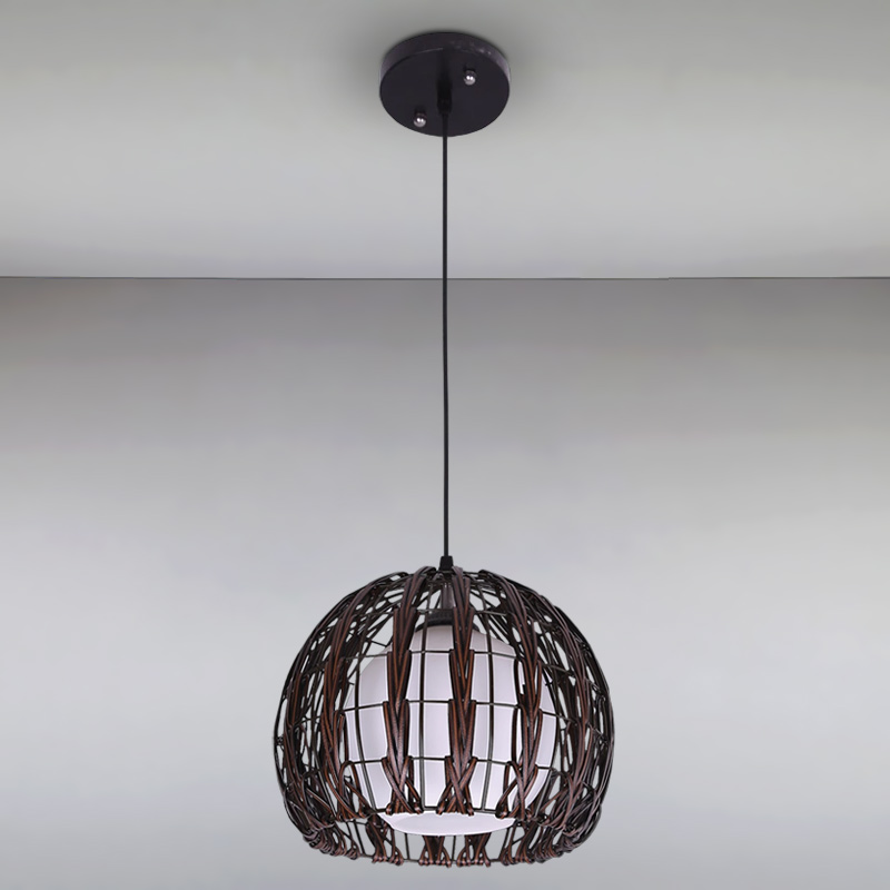 

Люстра подвесная Light House LS-11023-1 коричневая