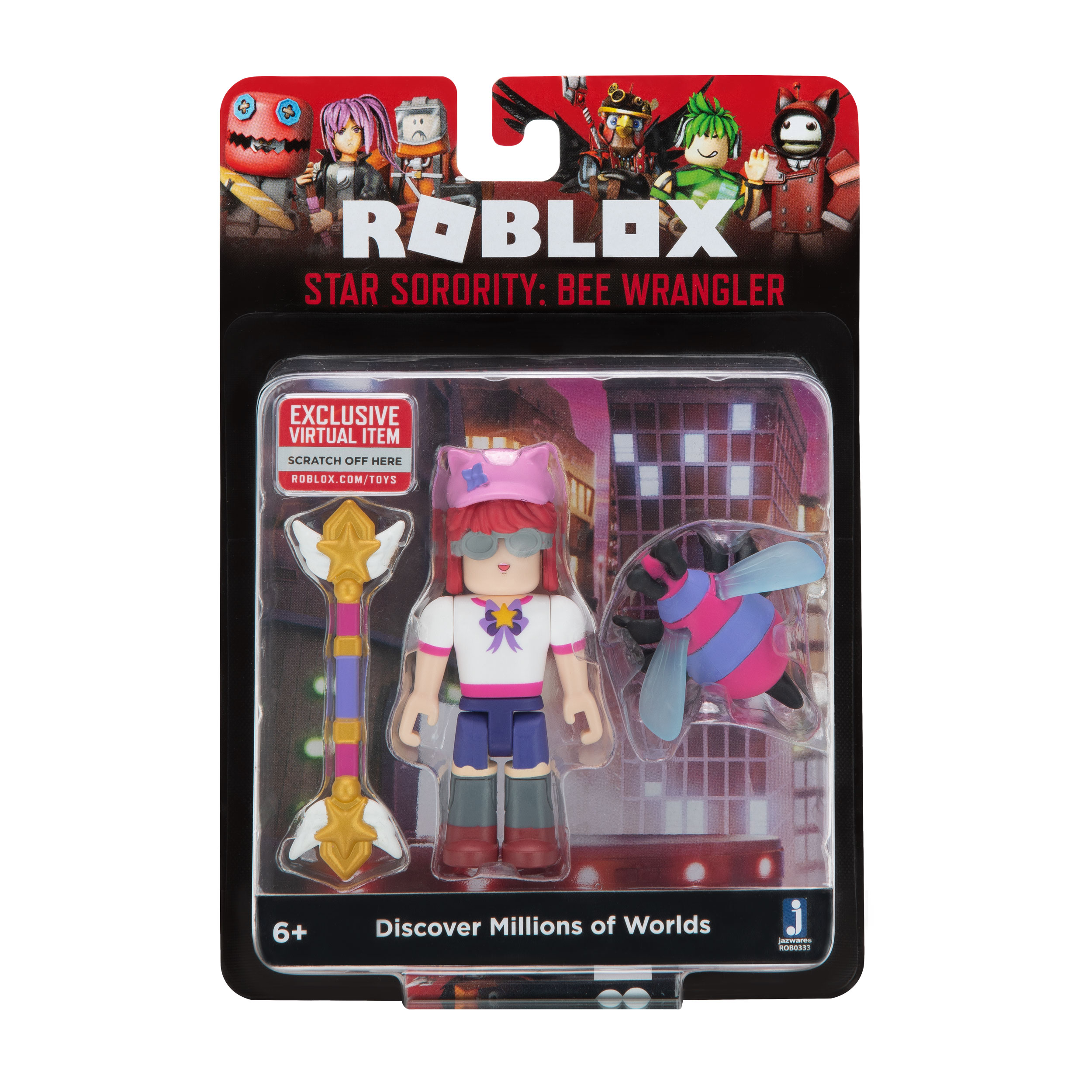 

Роблокс игровая фигурка Bee Wrangler Jazwares Roblox Core Figures Star Sorority: W8 (ROB0333)