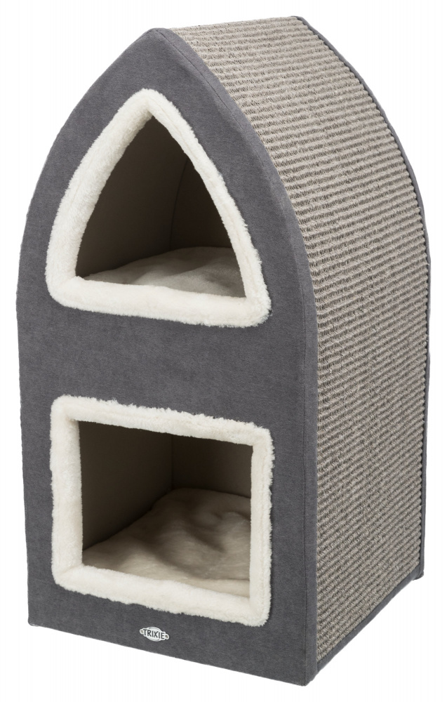

Игровой комплекс с домиком Trixie Marcy Cat Tower 38см х 38см х 75см серый (TX-44990)