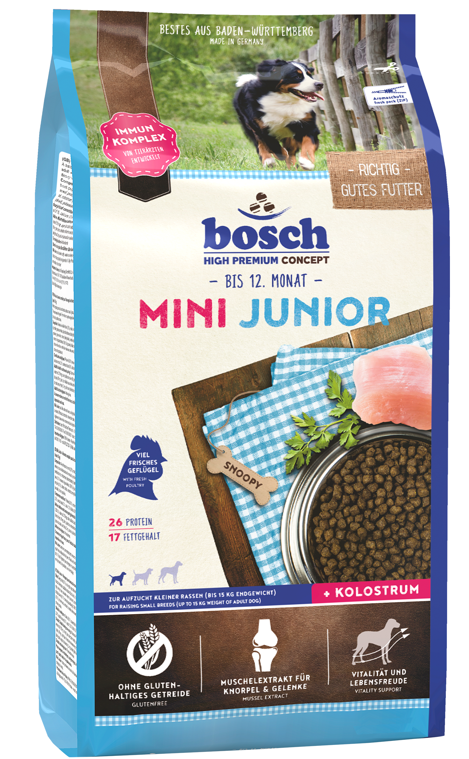 

Сухой корм для щенков Bosch HPC Junior Mini 3 кг (5204003)