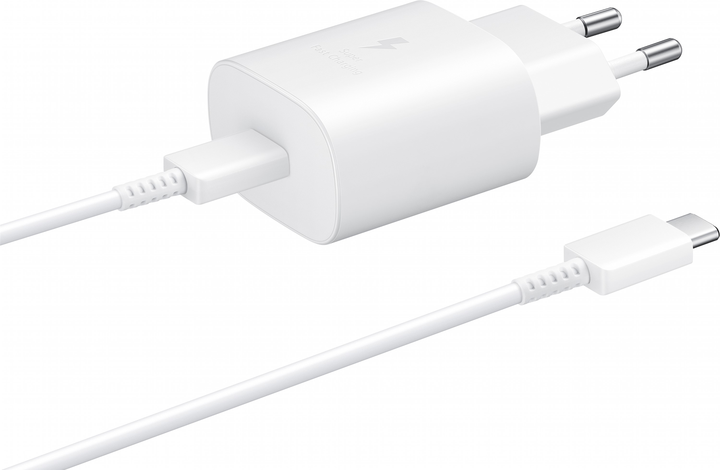 

Сетевое зарядное устройство Samsung 25W PD Wall Charger Type-C Cable White (EP-TA800XWEGRU)