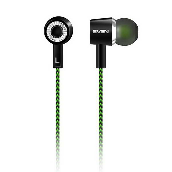 

Наушники Sven E-107 Black/Green UAH