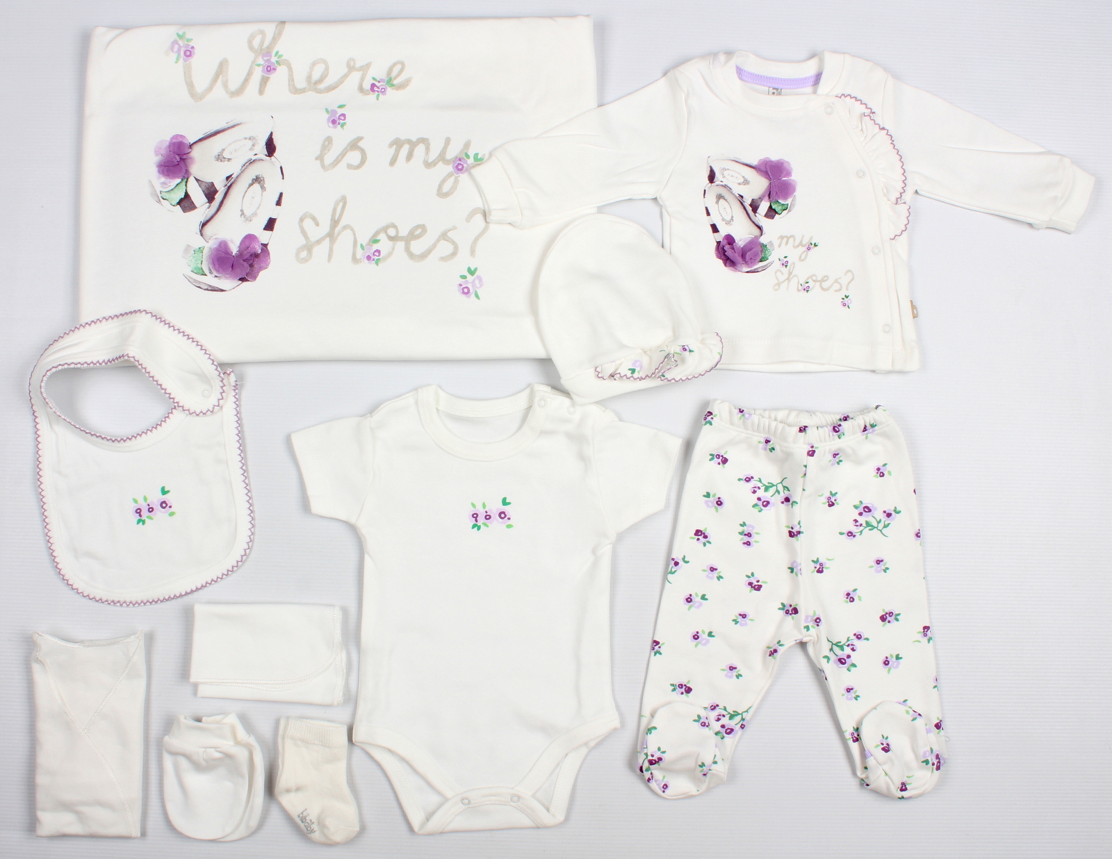 

Подарочный Комплект 10 ед. Bibaby Кремовый 50 см 63033 (391987)