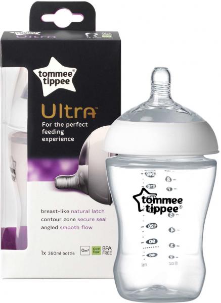 

Бутылочка для кормления Tommee Tippee Ultra 260 мл (42420176) (17393)