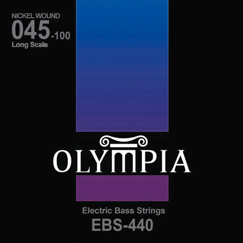 

Струны бас-гитары Olympia EBS-440 Nickel Wound Long Scale Electric Bass Strings 45/100