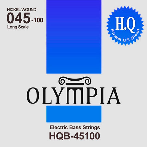 

Струны бас-гитары Olympia HQB-45100 Nickel Wound Long Scale Electric Bass Strings 45/100