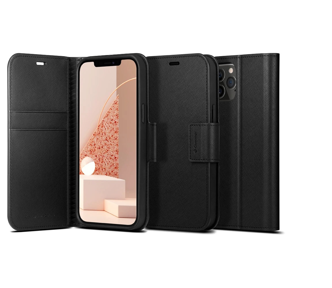 

Чехол-книжка Caseology Calin для iPhone 12 Pro Max Black