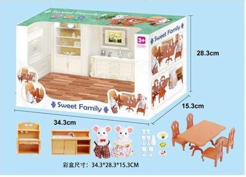 

Игровой набор "Sweet Family" (1601F)