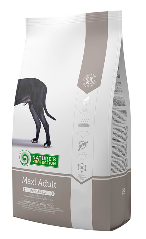 

Сухой корм Nature's Protection Dog Maxi Adult для взрослых собак крупных пород (птица) 4 кг