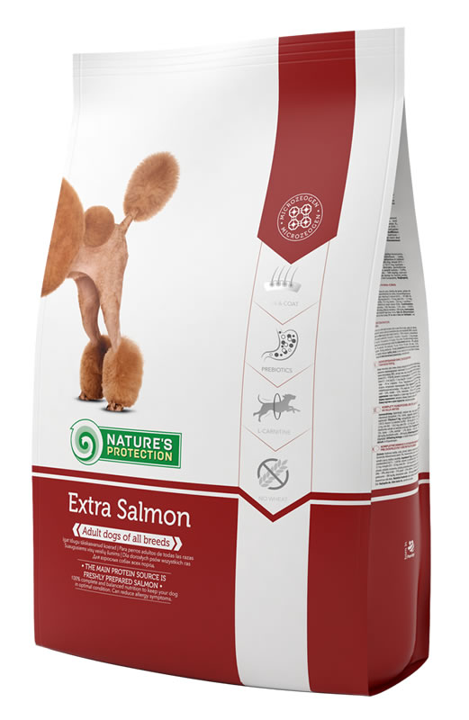 

Сухой корм Nature's Protection Dog Extra Salmon для взрослых собак всех пород (лосось) 12 кг