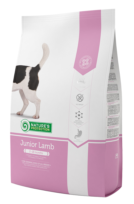 

Сухой корм Nature's Protection Junior Lamb для щенков и юниоров всех пород (ягненок) 2 кг