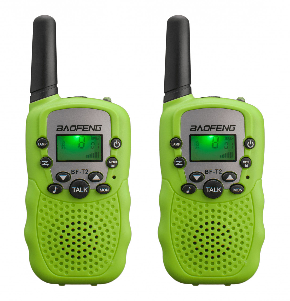 

Рация Baofeng MiNi BF-T2 PMR446 2шт Green (np6778)
