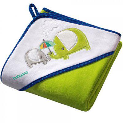 

Полотенце BabyOno 100×100 см Зеленые слоны