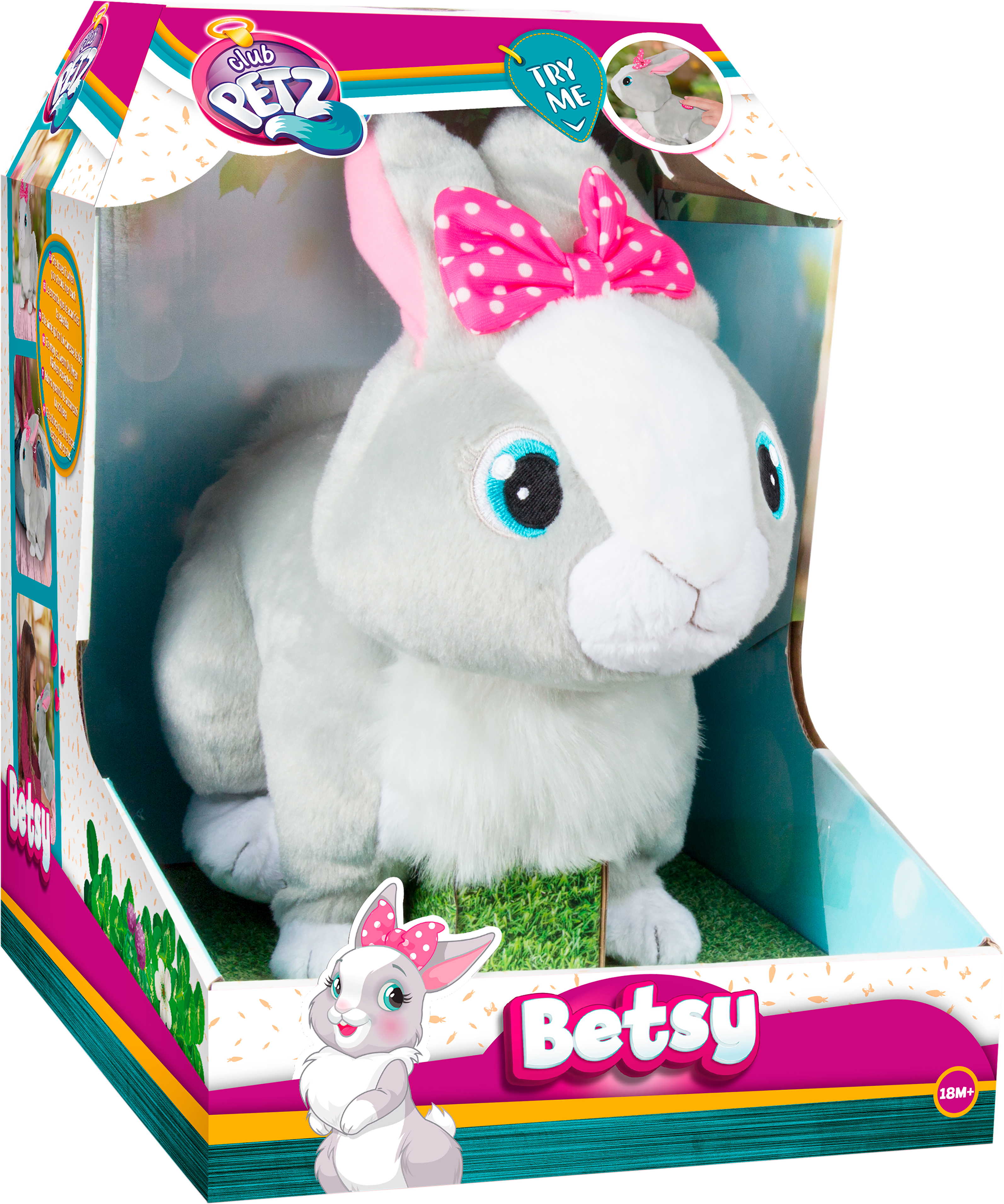 

Интерактивная игрушка IMC Toys Кролик Бетси (95861) (8421134095861)