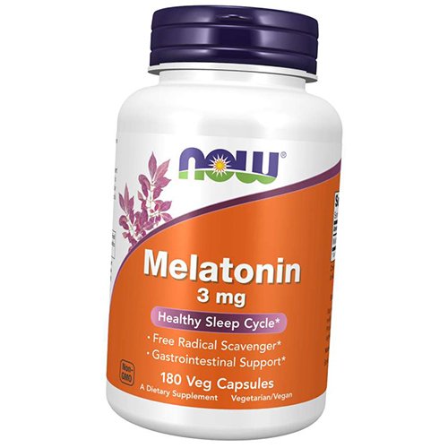 

Мелатонин, Melatonin 3, Now Foods 180вегкапс (72128008)