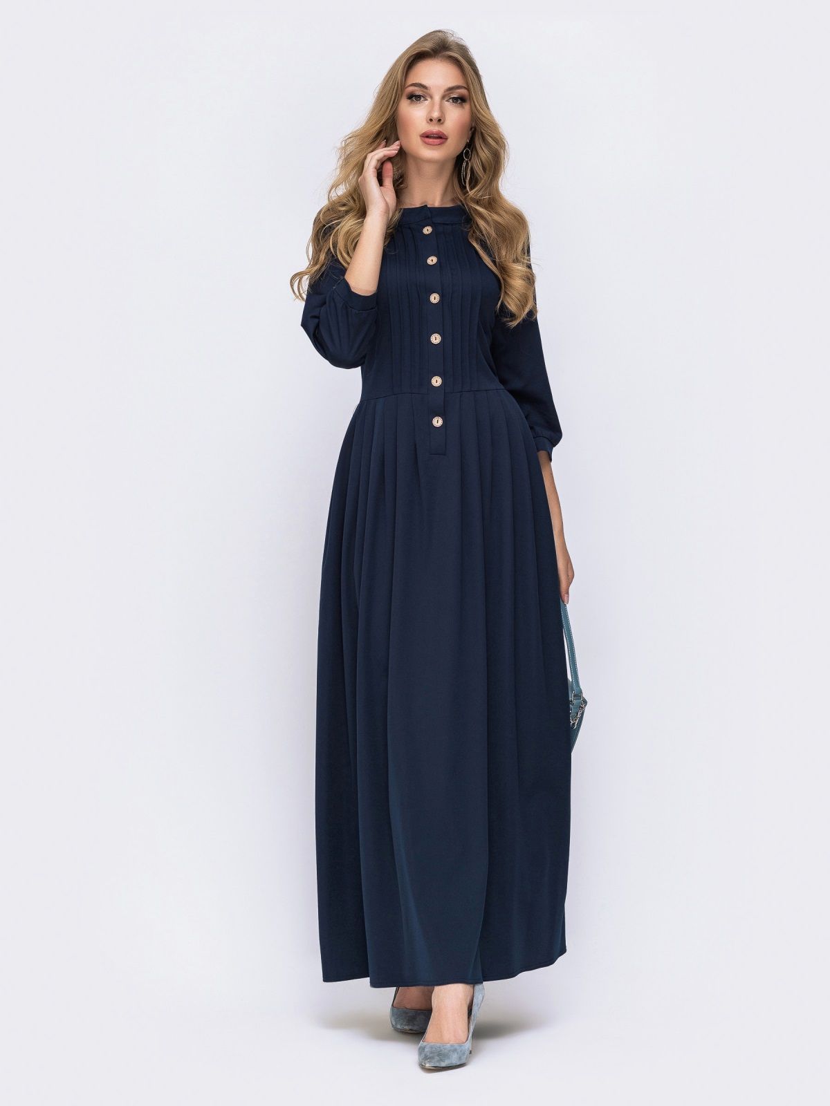 

Платье Dressa 42081 50-52 Темно-синее