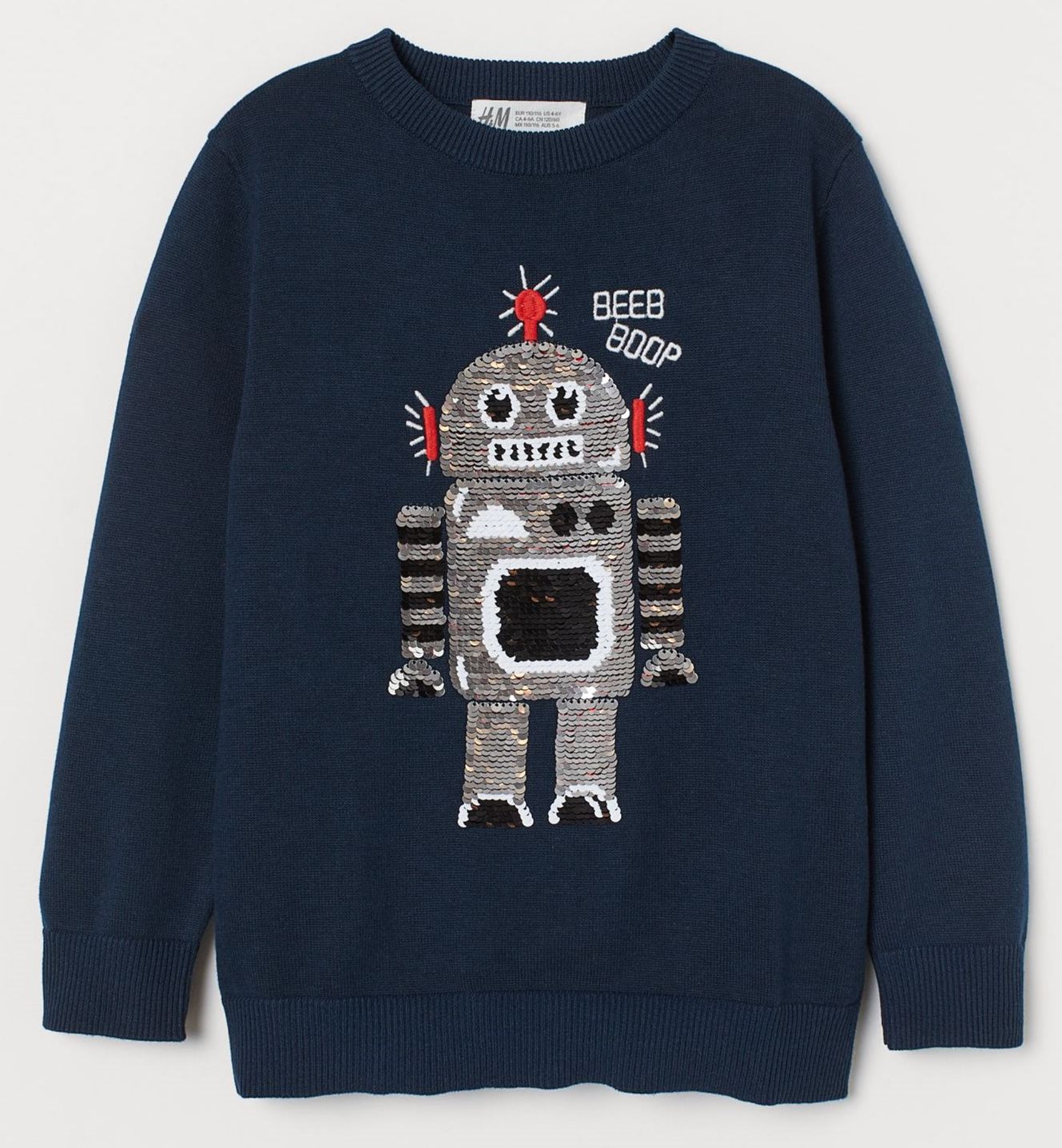

Джемпер H&M 0773682 0 110 см Темно-синий