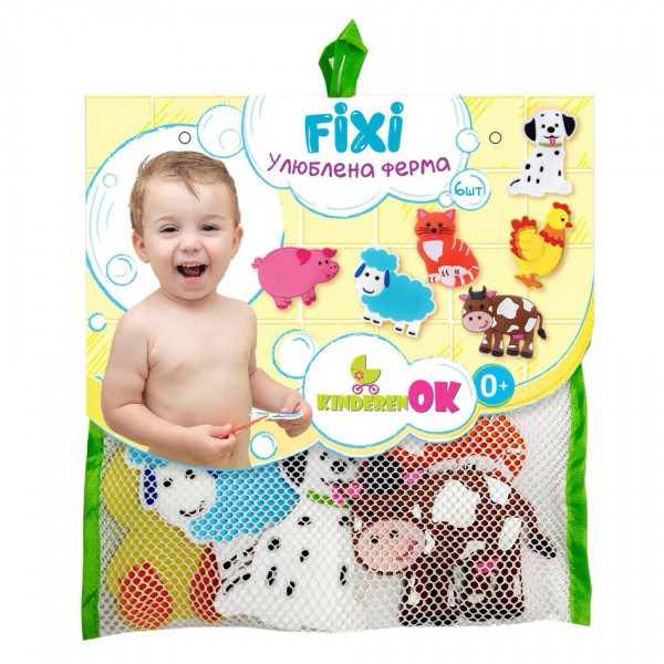 

Игрушки на присосках для купания в ванной Ферма KinderenOK (061113)