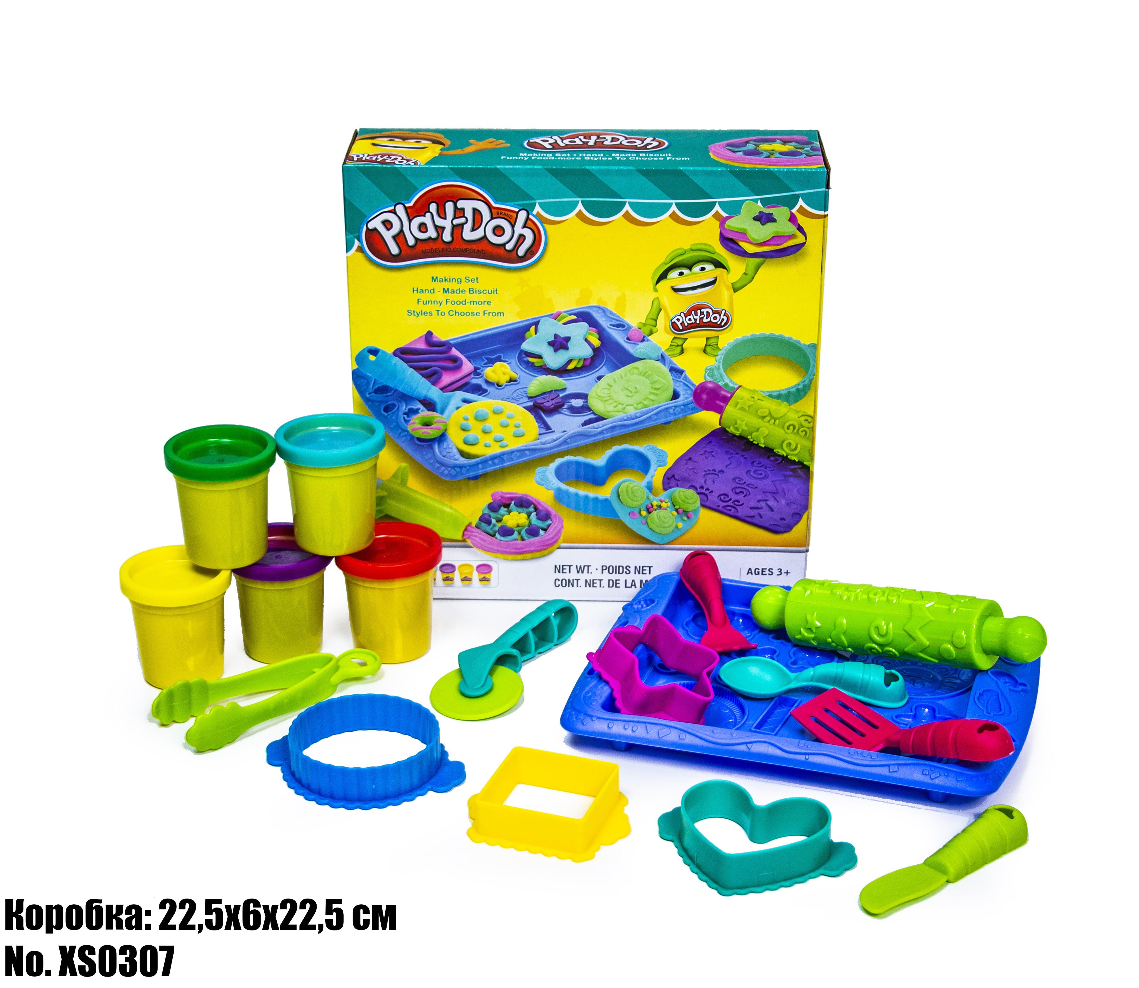 

НАБОР ДЛЯ ТВОРЧЕСТВА ЛЕПКИ PLAY-DOH XS0307 ВЫПЕКАЕМ ПЕЧЕНЬЕ ( ТЕСТО-ПЛАСТЕЛИН)