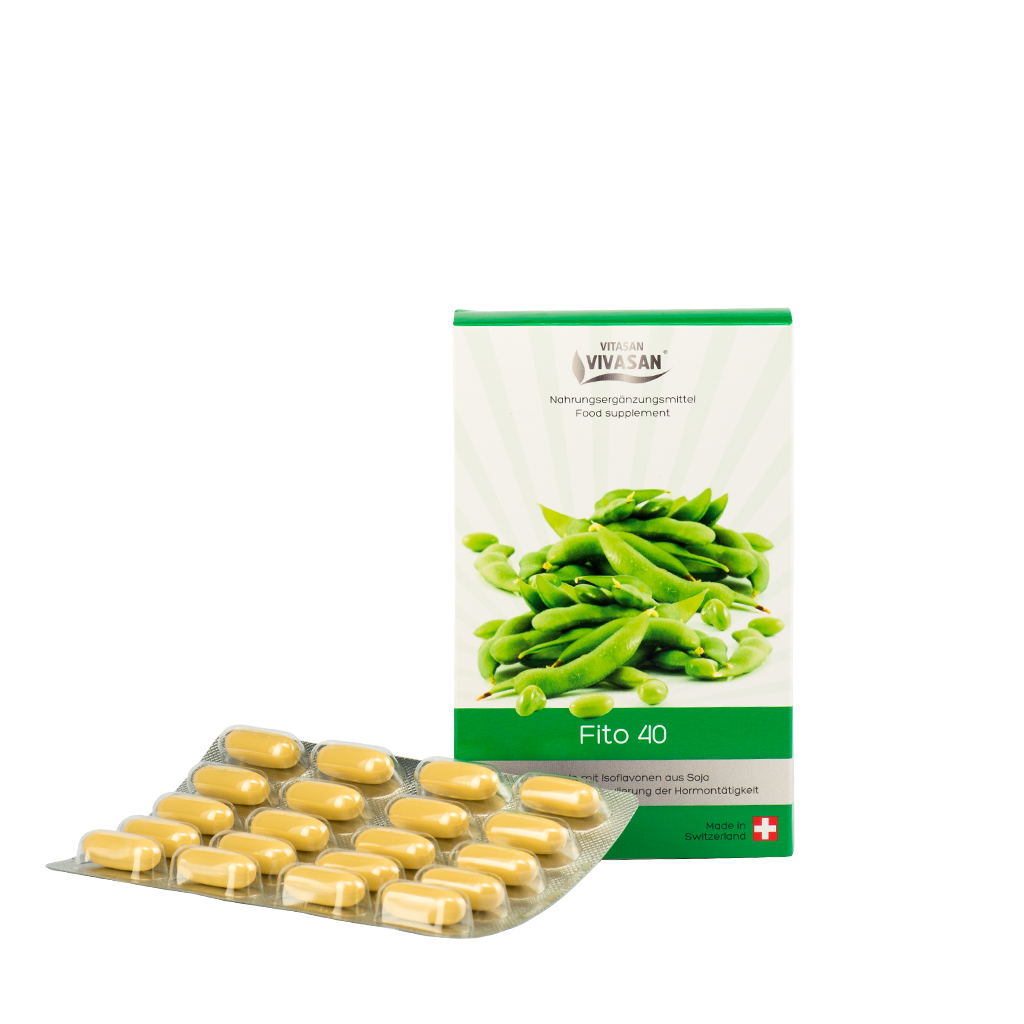 

Капсулы Фито 40 с изофлавонами сои Vivasan Fito 40 60 шт