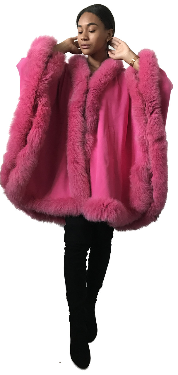 

Пончо Кейп Пальто RizhikOva 85 см Pink One size RO-1712