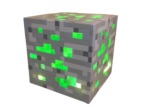 

Ночник Изумрудная руда Minecraft USB LED