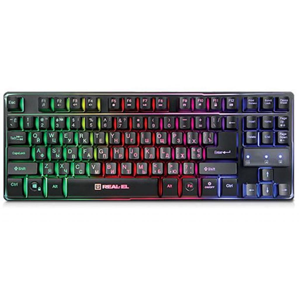 

Клавиатура REAL-EL 8710 Gaming TKL Backlit, black