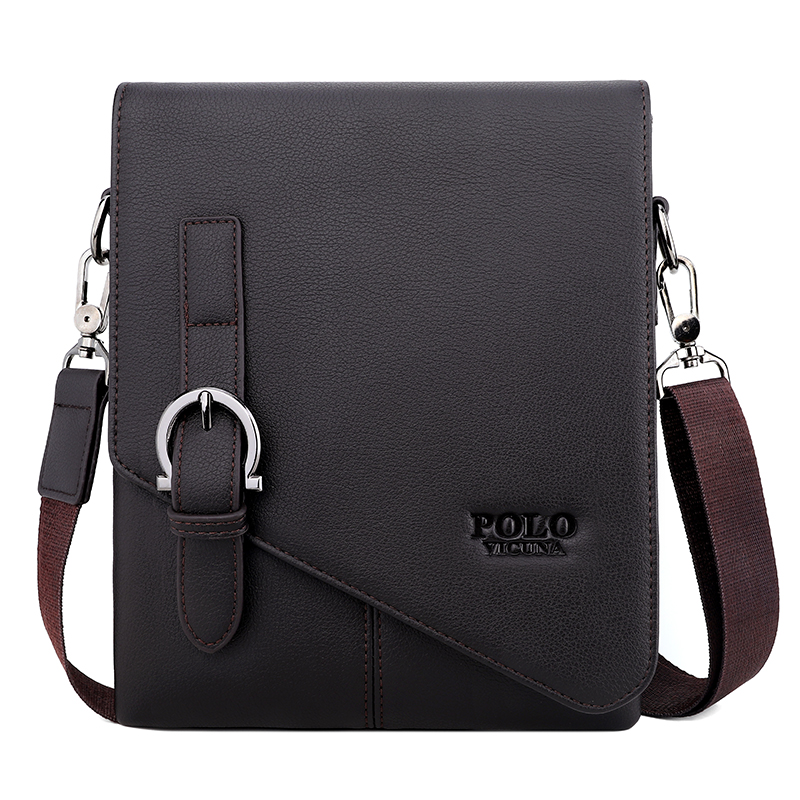 

Мужская сумка через плечо Polo Vicuna коричневая (1019-BR)