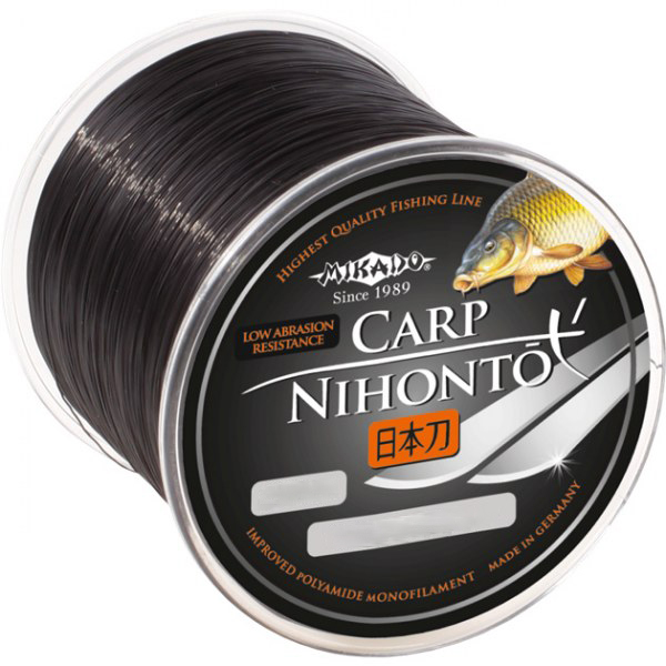 

Леска Mikado Nihonto Carp 600m 0.35mm 11.9kg черный (ZNK6-035)