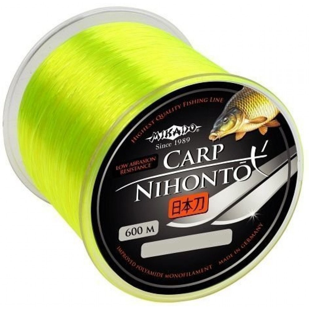 

Леска Mikado Nihonto Carp Fluo 600m 0.40mm 14.5kg флуоресцентный (ZNKF6-040)