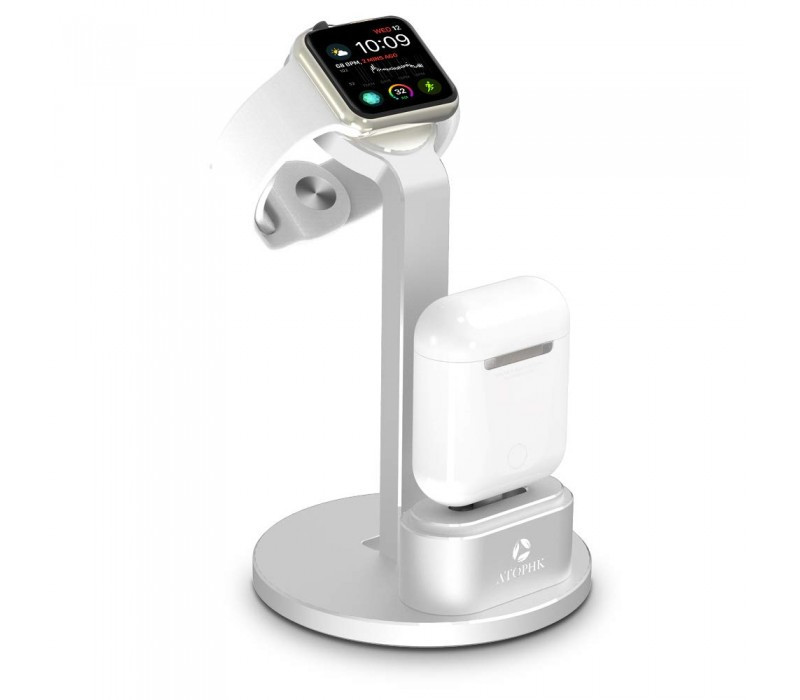 Док-станция STR 2 in 1 Multi-functional Stand for AirPods / Apple Watch ...