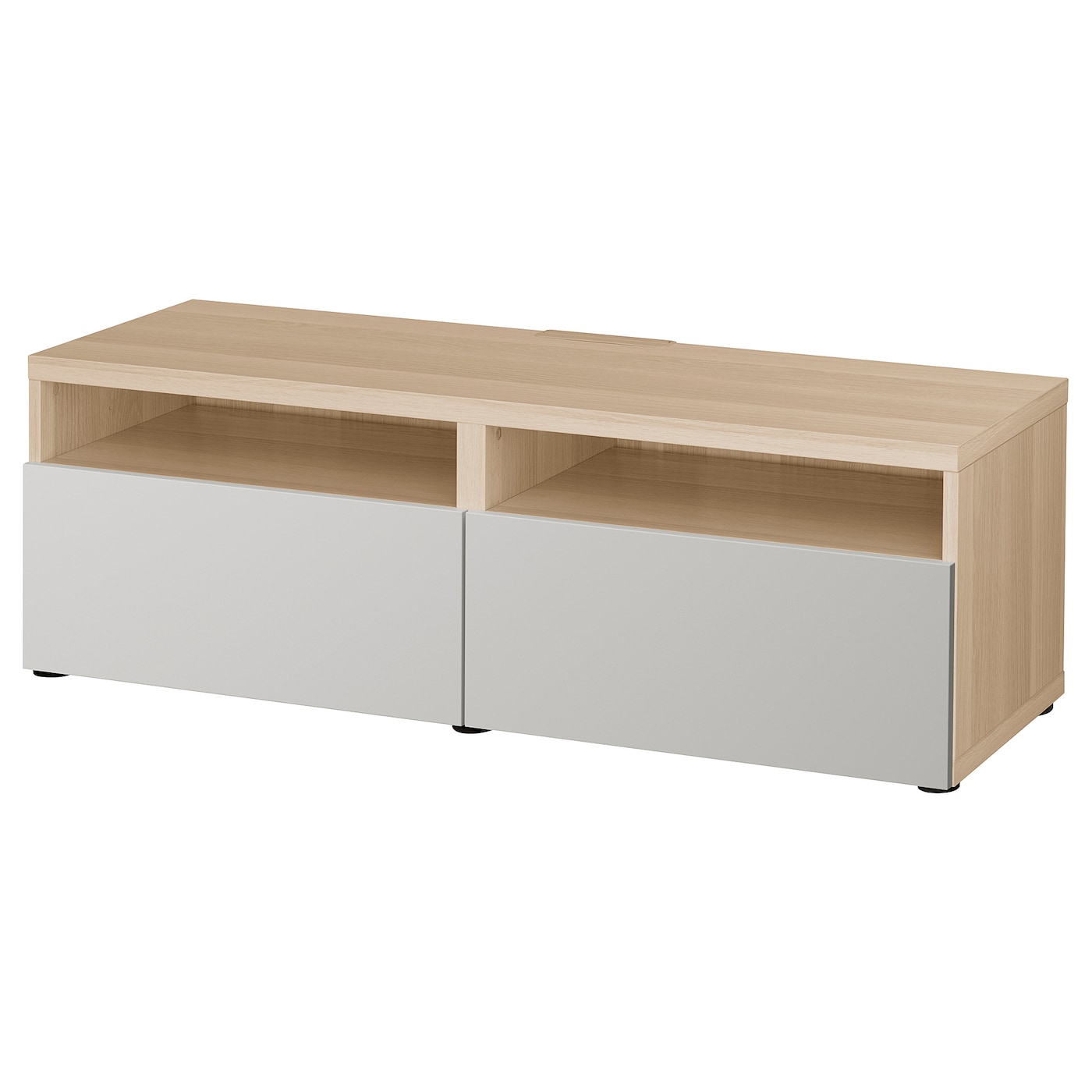 

Тумба для ТВ с ящиками IKEA БЕСТО под беленый дуб 093.243.59