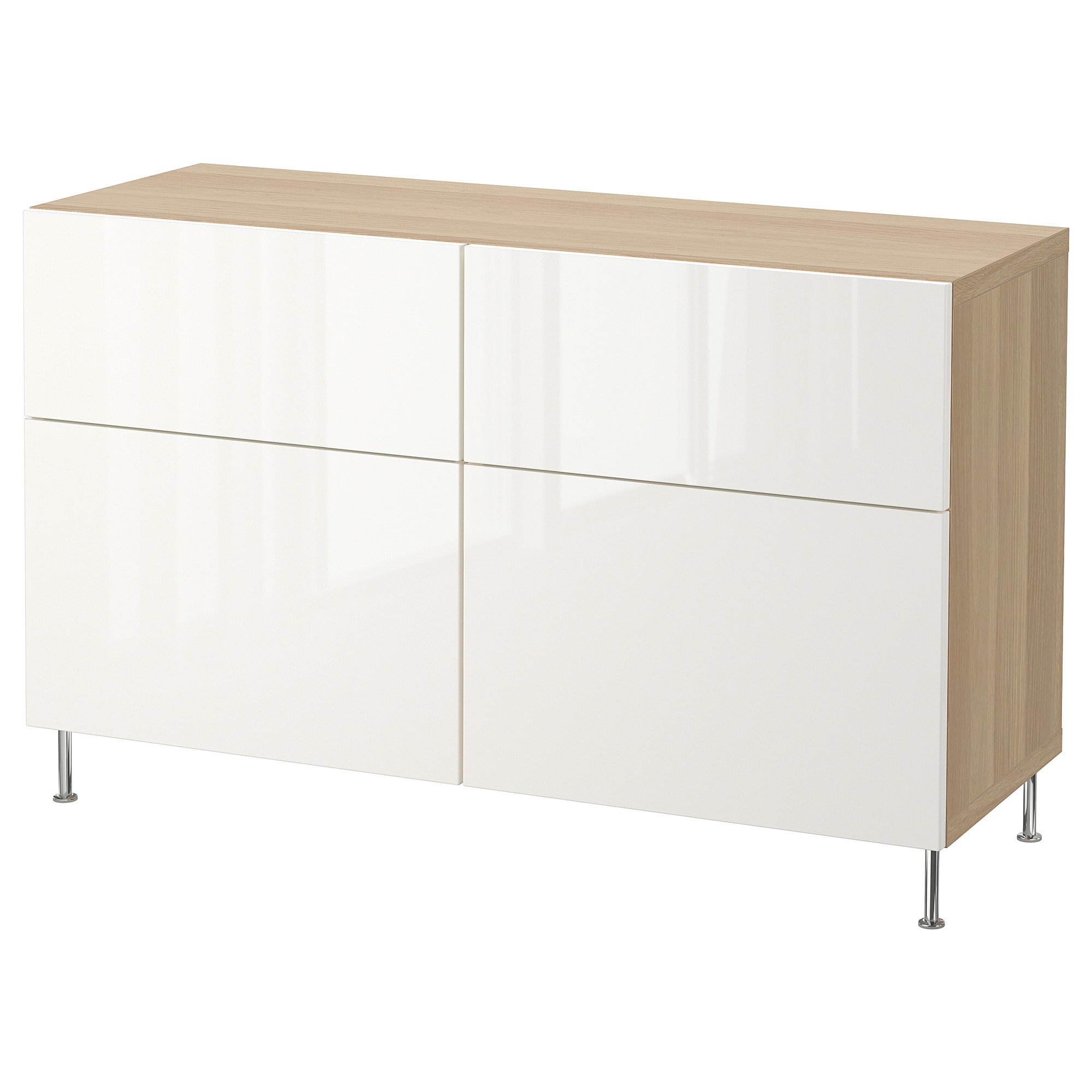 

Комб для хран с дверц/ящ IKEA БЕСТО под беленый дуб 792.684.49