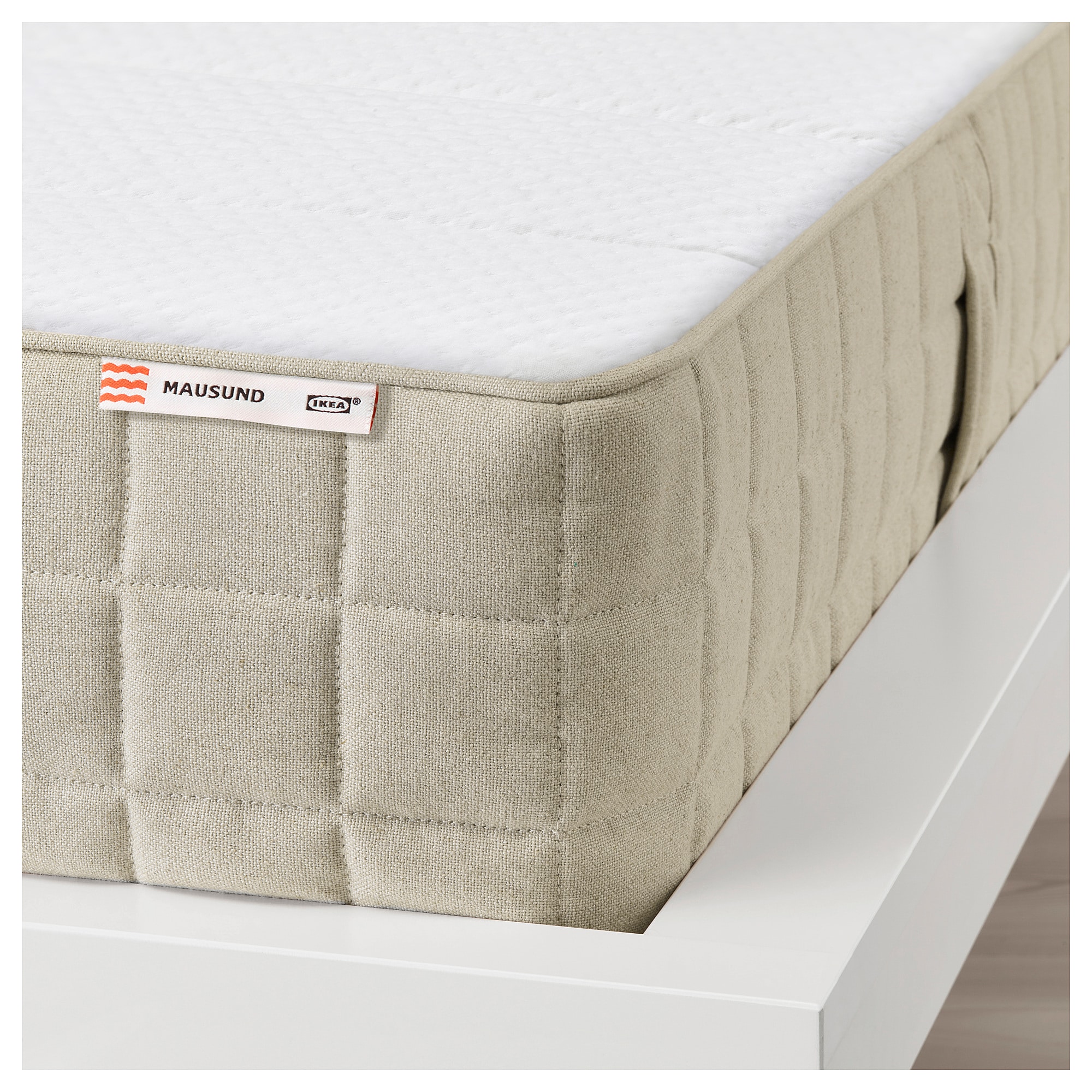 

Матрас из натурального латекса IKEA MAUSUND средний жесткий натуральный 003.821.41