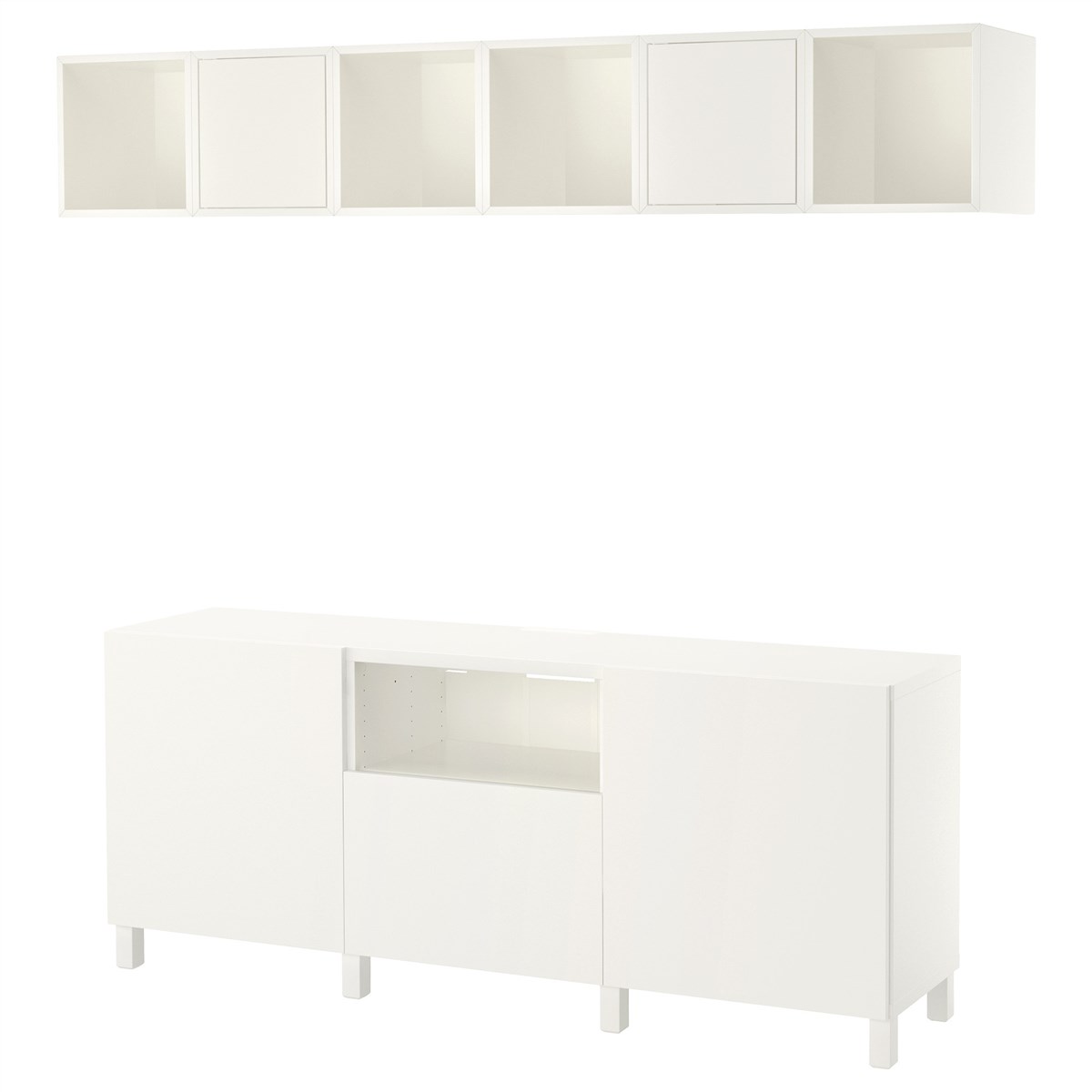 

Комбинация для ТВ IKEA БЕСТО / ЭКЕТ белый 092.211.58