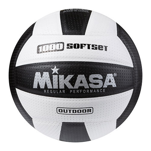 

Мяч волейбольный Mikasa 1000 SoftSet черно-белый