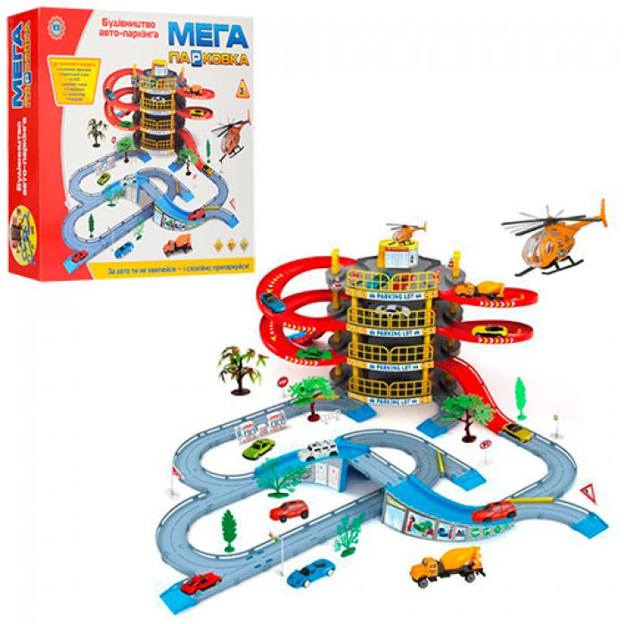 

Игровой набор автомобильный трек "Мега парковка" 922-10, 4 этажа