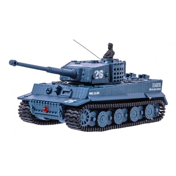 

Танк микро на радиоуправлении 1к72 Tiger со звуком, серый (139915)