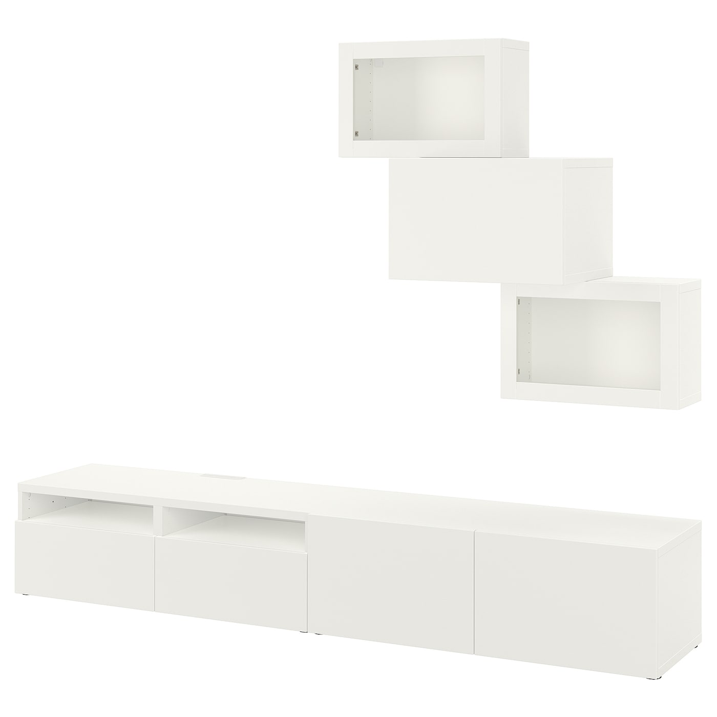 

Шкаф для ТВ IKEA БЕСТО белый 193.026.15