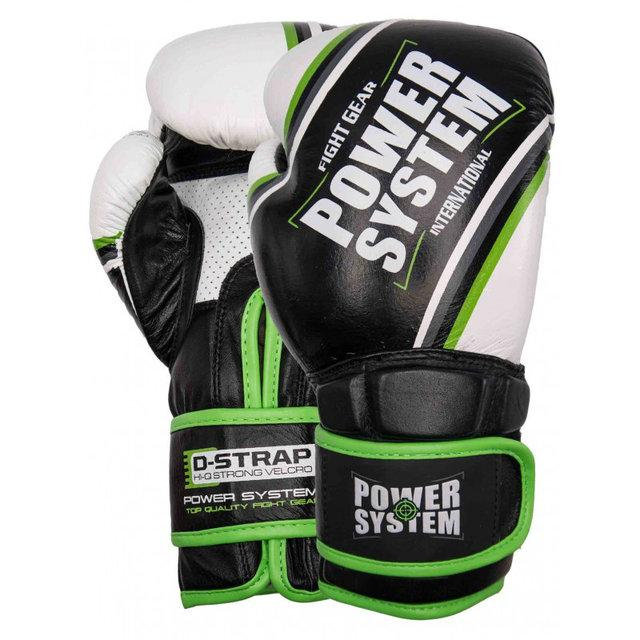 

Перчатки для бокса Power System PS-5006 Contender Black/Green Line 14 Oz