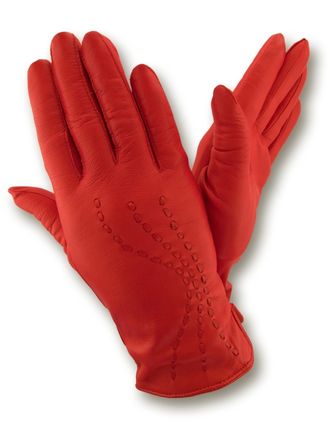 

Перчатки женские GlovesUA Итальянская кожа мод.289 р.6 красные