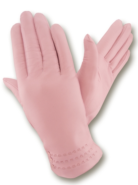 

Перчатки женские GlovesUA Итальянская кожа мод.230 р.8 розовые