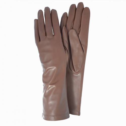 

Перчатки женские длинные GlovesUA Итальянская кожа мод.052-33 р.7 коньяк