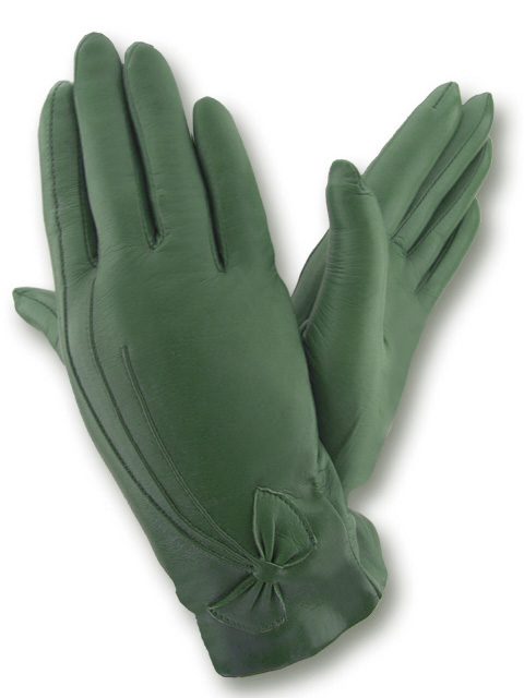 

Перчатки женские GlovesUA Итальянская кожа мод.038 р.8.5 эвкалипт