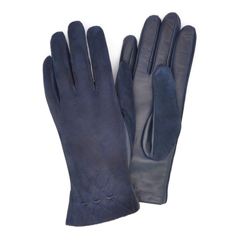 

Перчатки женские комбинированные GlovesUA мод.030 р.6.5 кобальт