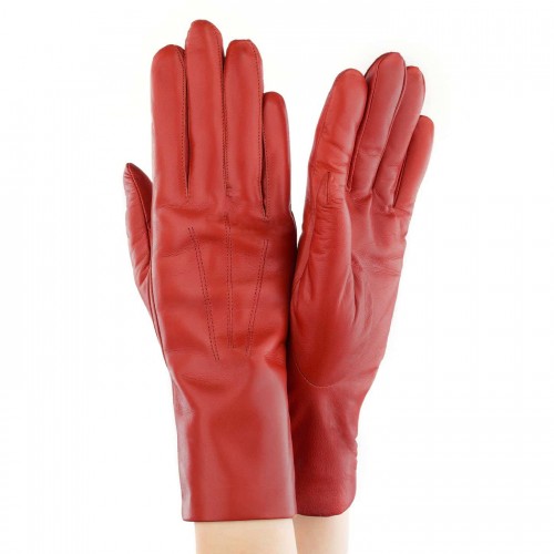 

Перчатки женские GlovesUA Итальянская кожа мод.001 р.8.5 красные