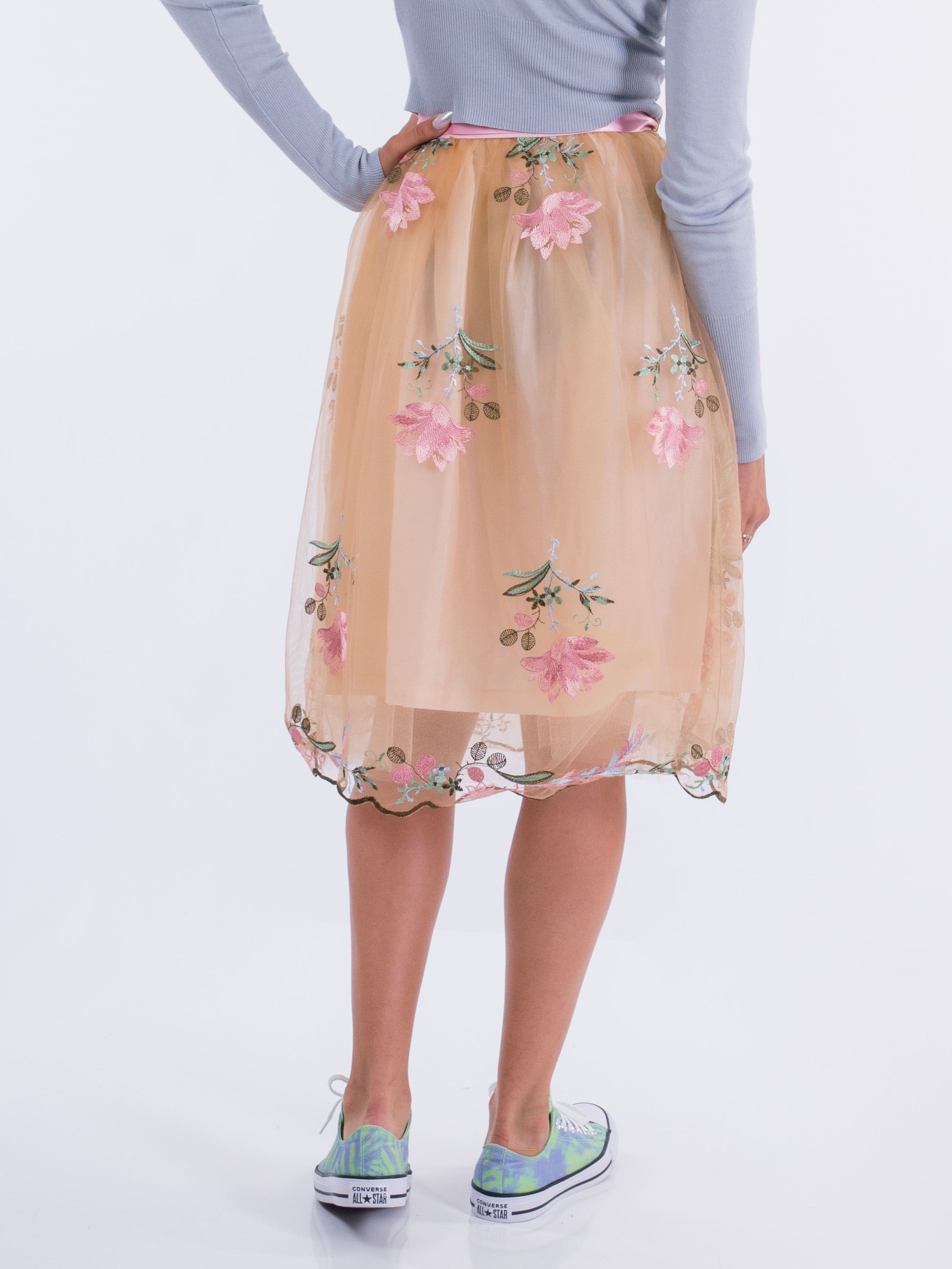 

Юбка из фатина с цветами Sarah Chole 11039  Бежевый, Юбка из фатина с цветами Sarah Chole 11039 2XL Бежевый