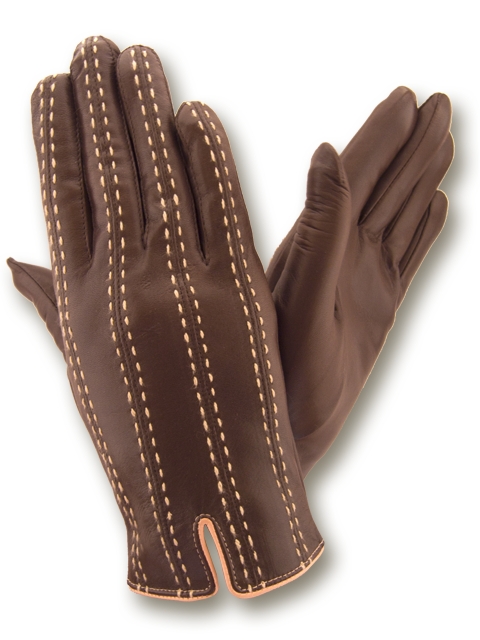 

Перчатки женские GlovesUA Итальянская кожа мод.404 р.7 коньяк