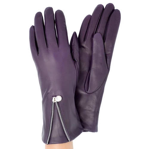 

Перчатки женские GlovesUA Итальянская кожа мод.185 р.6.5 баклажан